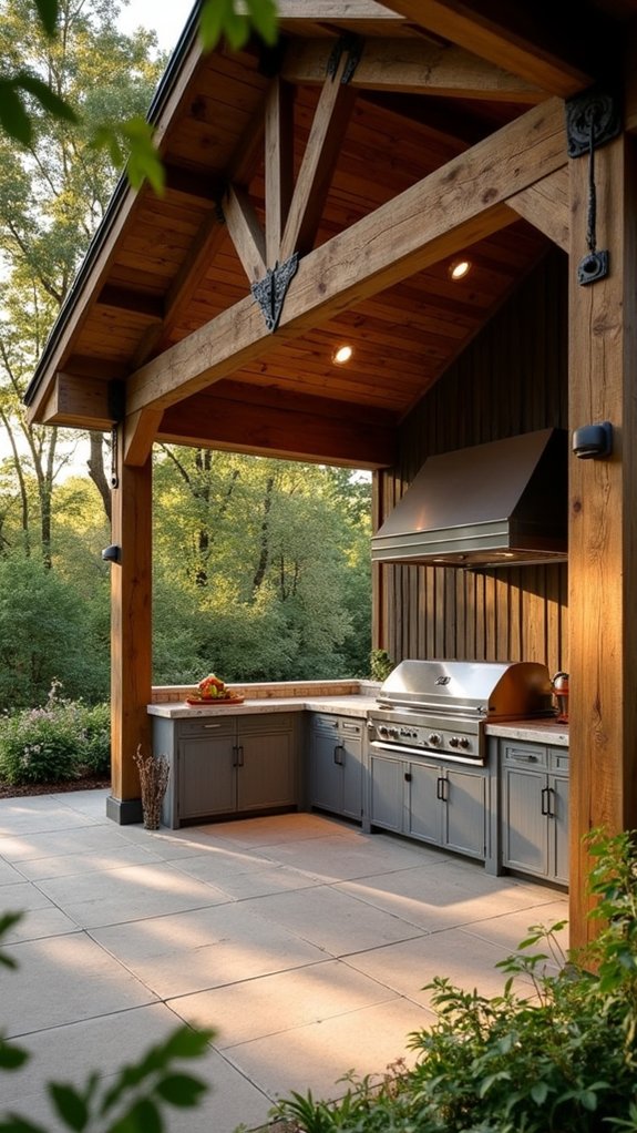 rustic warmth and charm