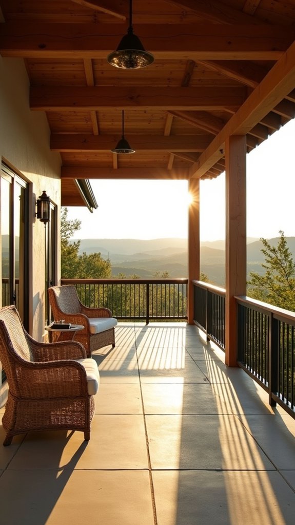 scenic elevated porch retreat