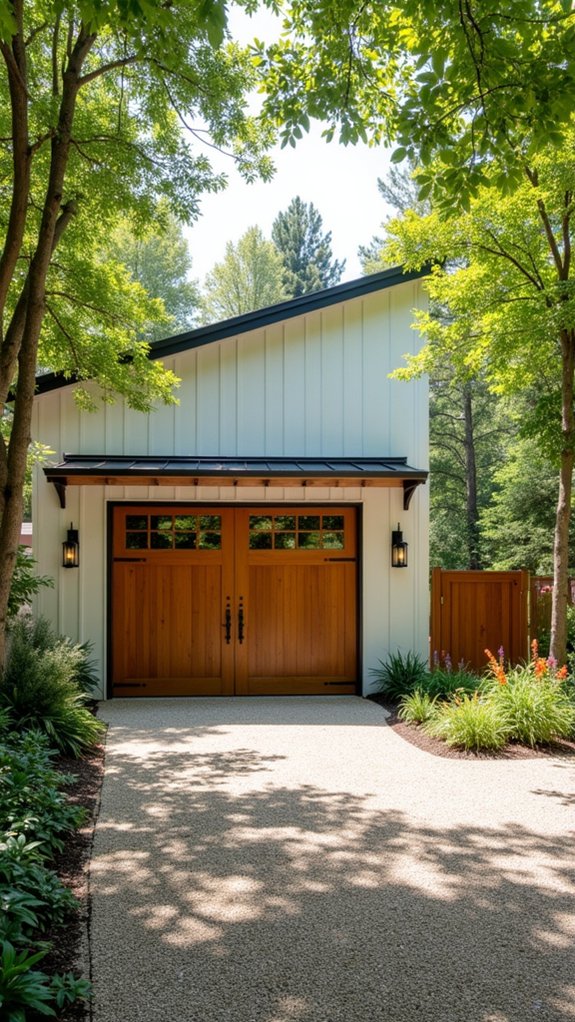 secluded courtyard garage privacy