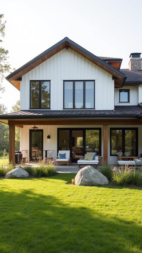 serene minimalist farmhouse retreat