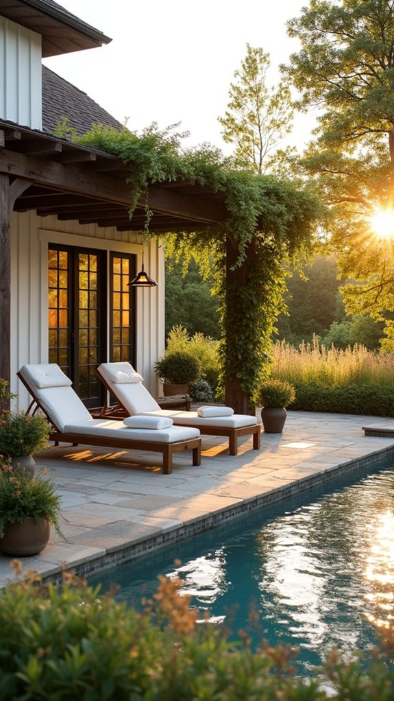 serene natural stone retreat