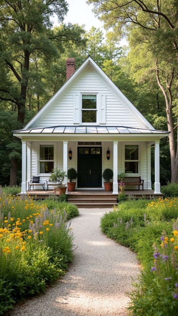 serene nature filled farmhouse retreat