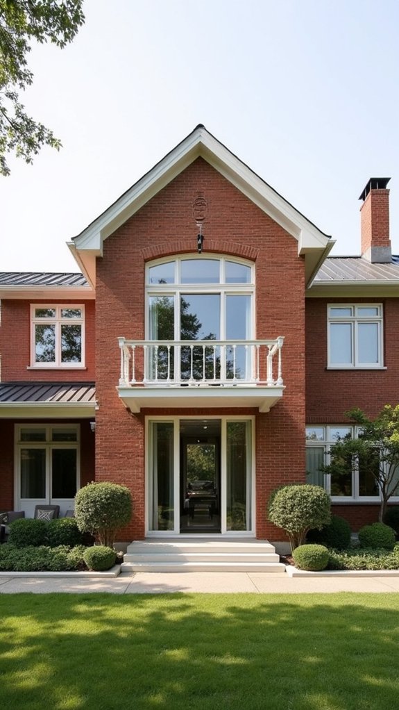sophisticated brick neutral palette