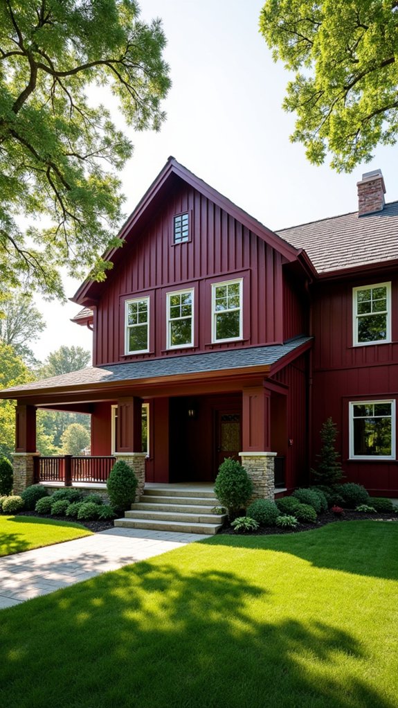 sophisticated modern farmhouse exterior