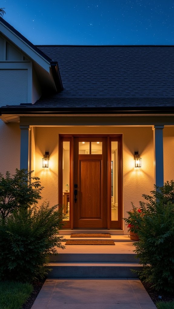 stylish exterior lighting upgrade