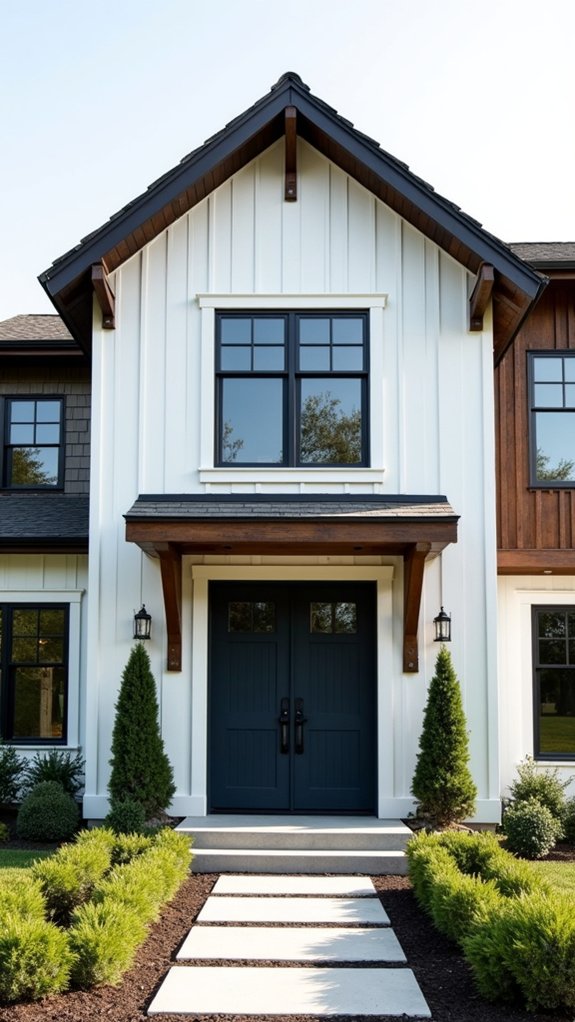 stylish front door enhancements