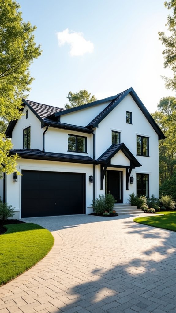 stylish garage doors elevate curb appeal