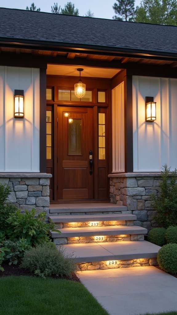 stylish illuminated house numbers