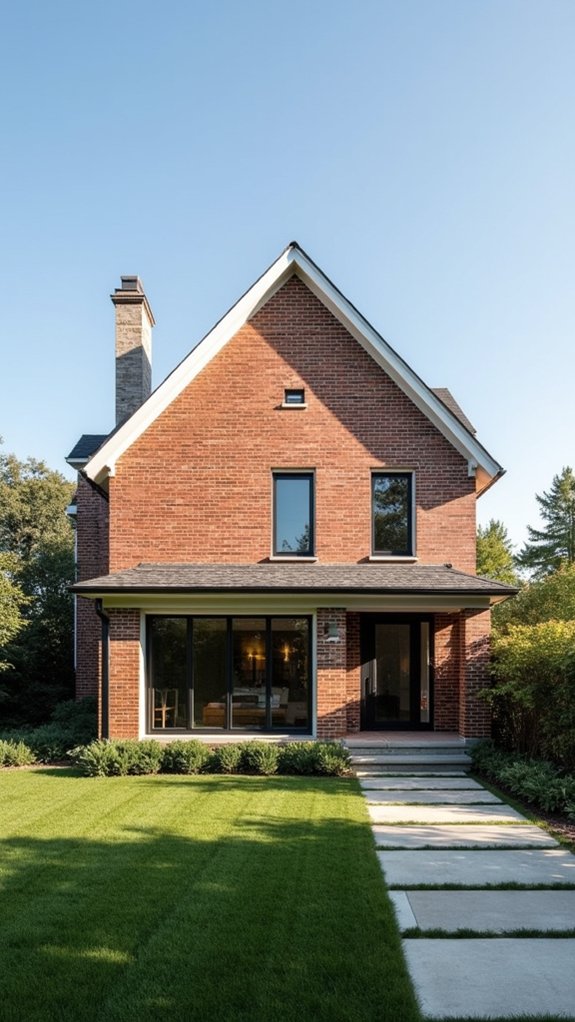 textured brick minimalist design