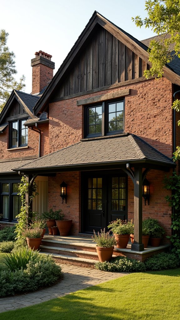 textured brick rustic charm