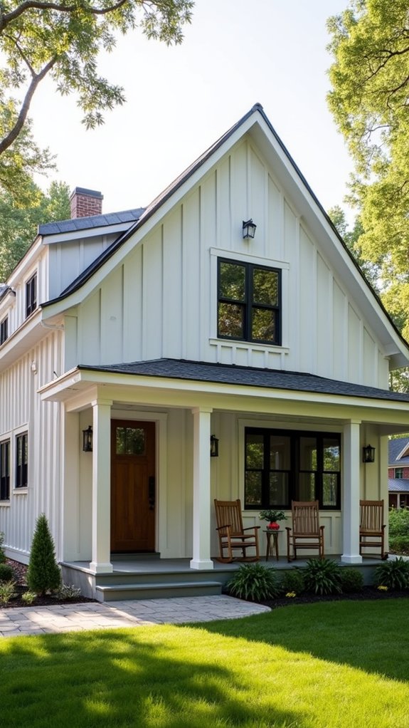 timeless farmhouse exterior appeal