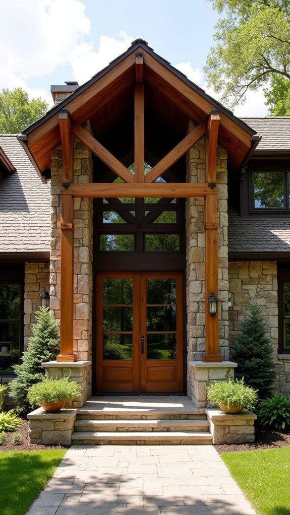 timeless rustic stone wood
