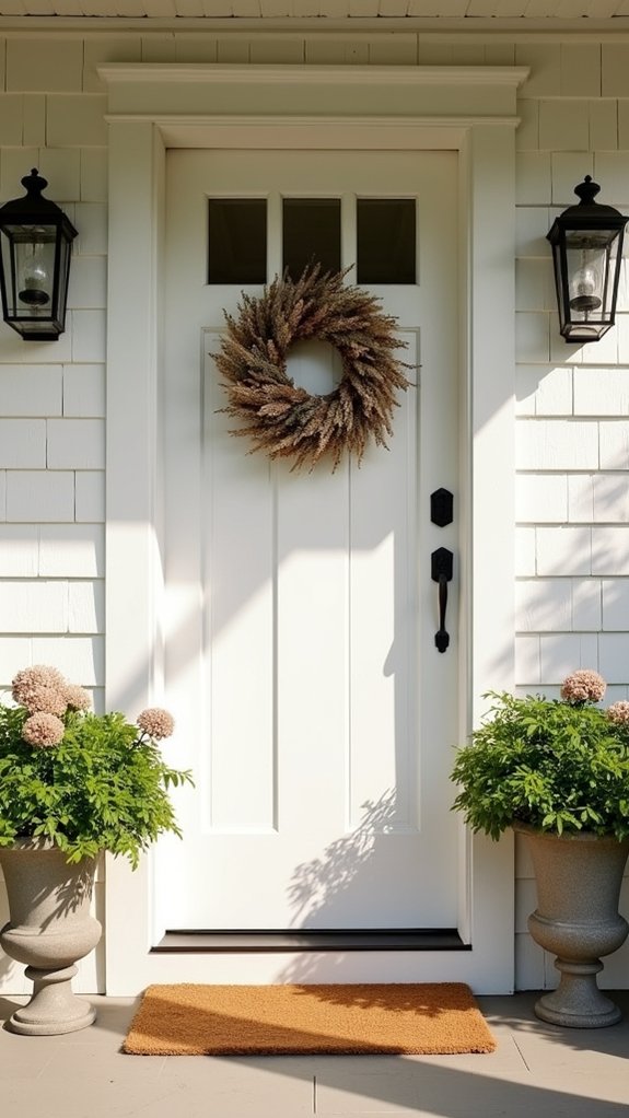 timeless white door elegance