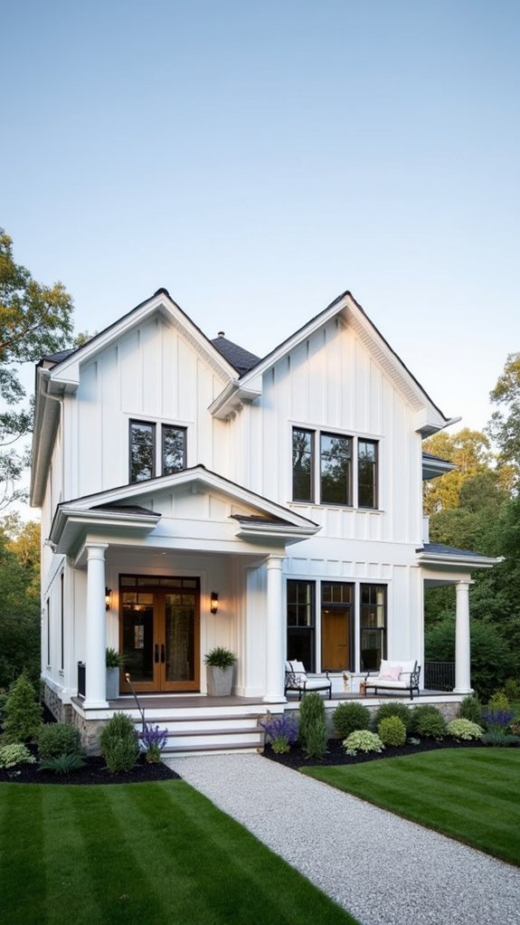 timeless white farmhouse elegance