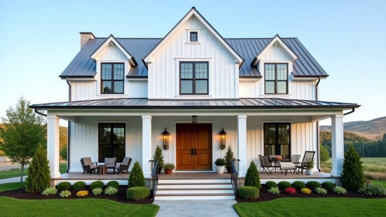 timeless white farmhouse exteriors