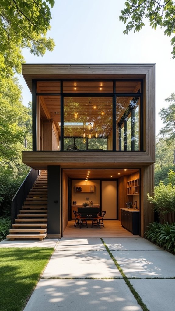 versatile garage loft space