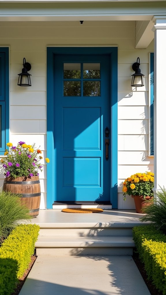 vibrant bold front doors