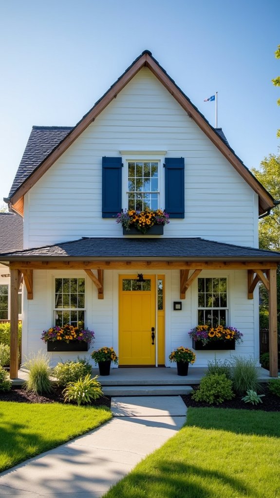 vibrant farmhouse exterior colors