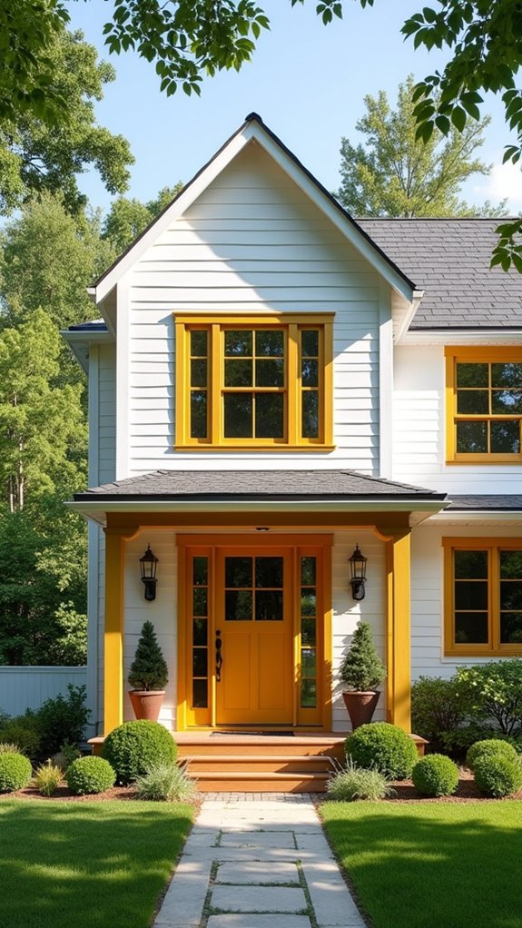 vibrant modern farmhouse exterior