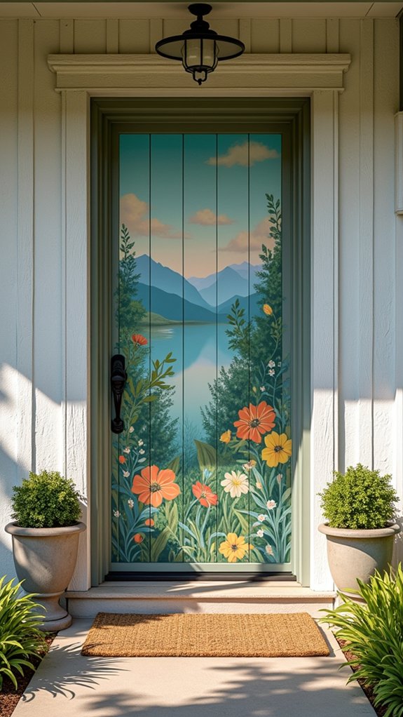 vibrant murals showcase creativity