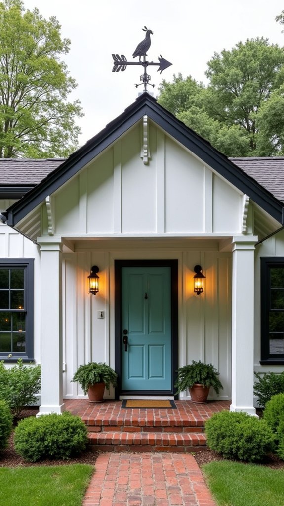 vintage charm enhances exterior