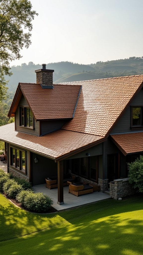 wood shakes enhance warmth