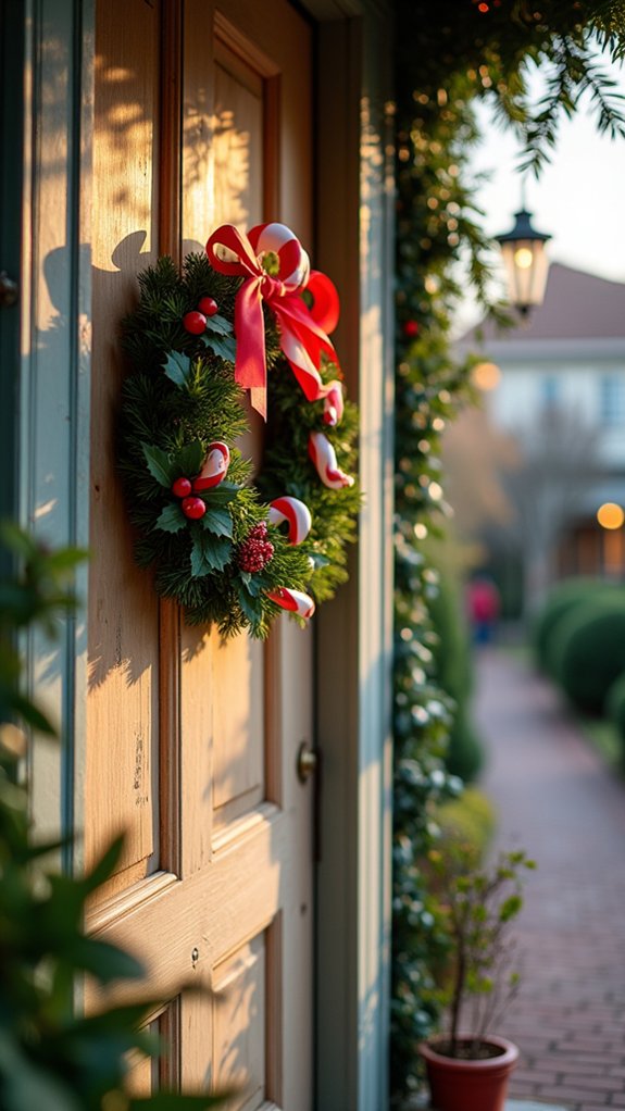 adorable paper candy cane