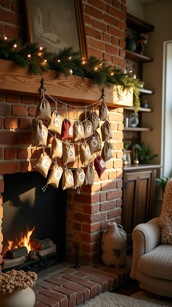 advent calendar wall display