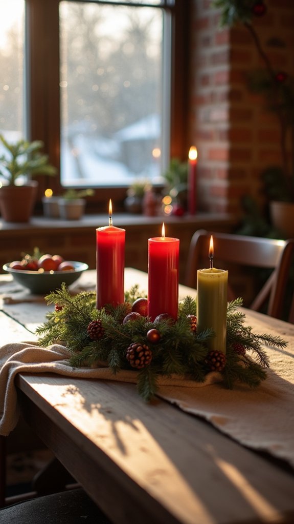 advent candle display tradition