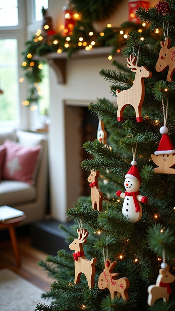 artistic wooden ornament charm