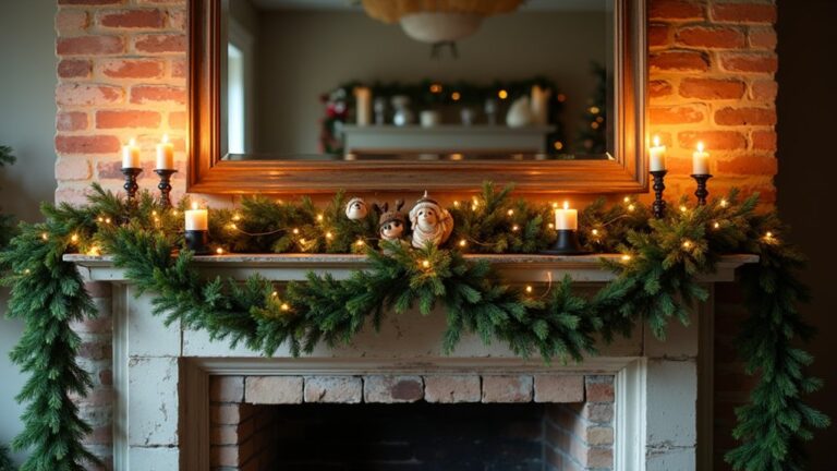 20 Balanced Christmas Mantle Symmetry Ideas That Please the Eye balanced christmas mantle decor