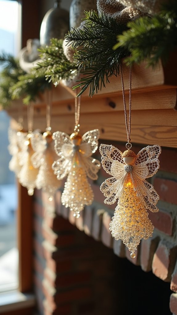 beaded angel ornament crafting