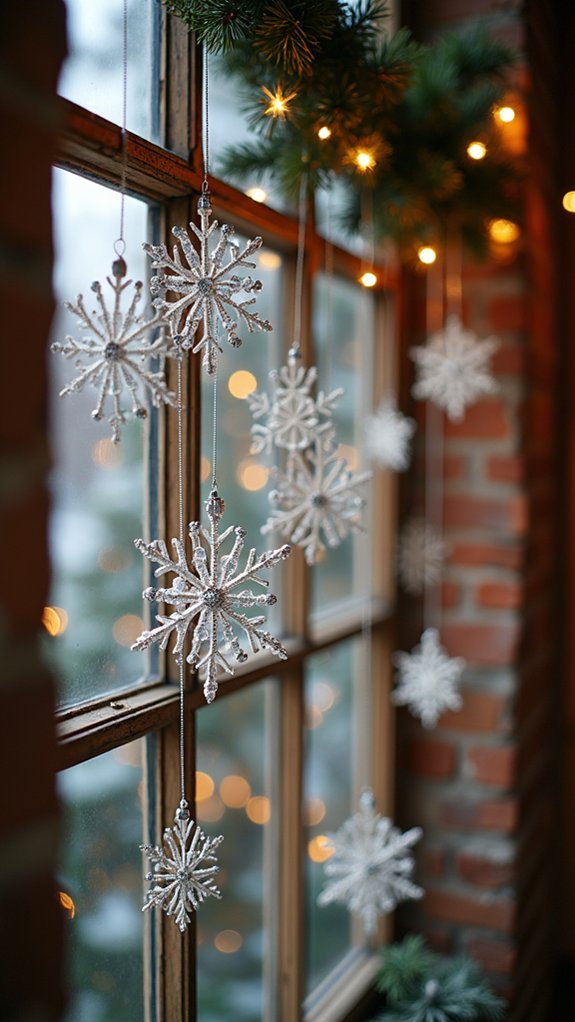beaded snowflake ornament crafting