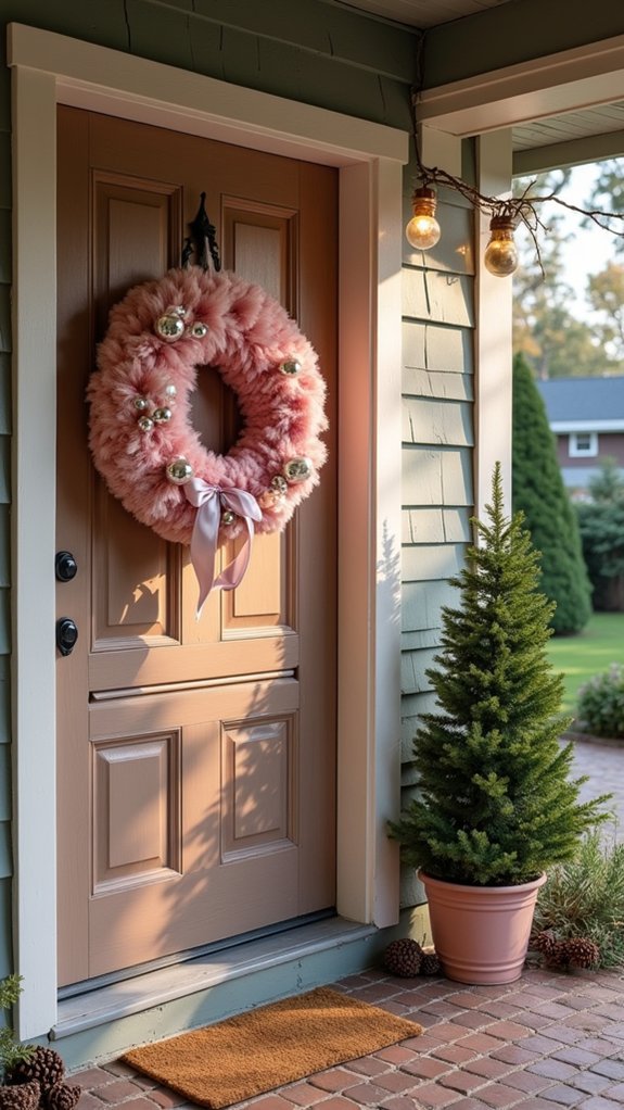 blush pink wreaths elevate decor