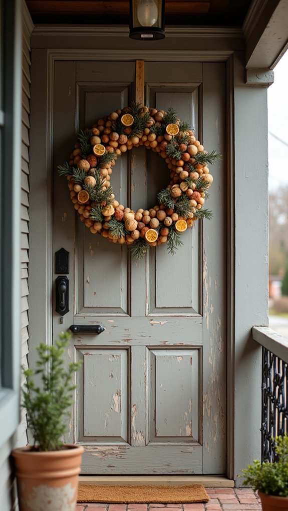bold colorful statement wreath