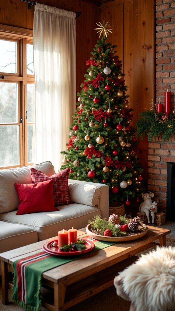 bold festive christmas decor