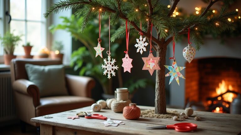 budget friendly paper ornaments