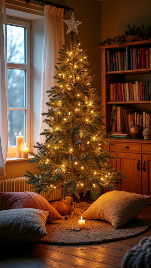 candlelit cozy holiday haven