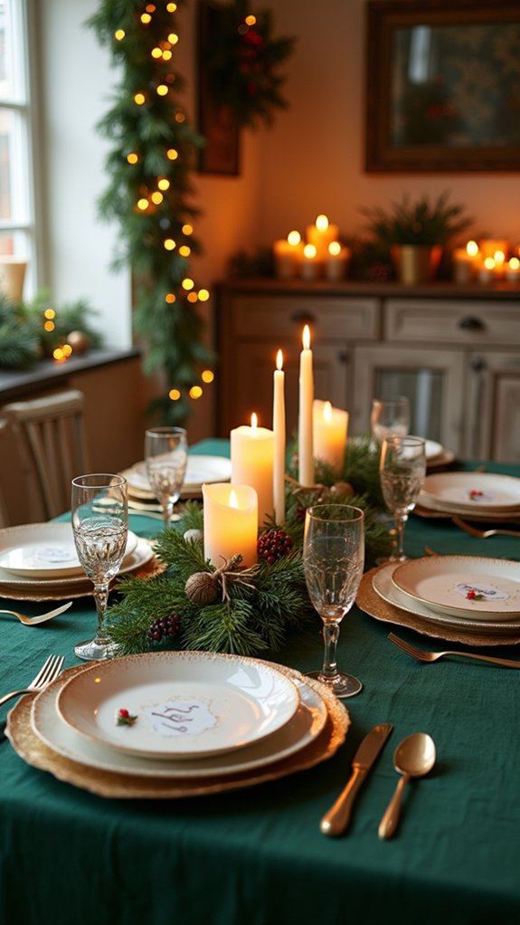 candlelit personalized dining experience