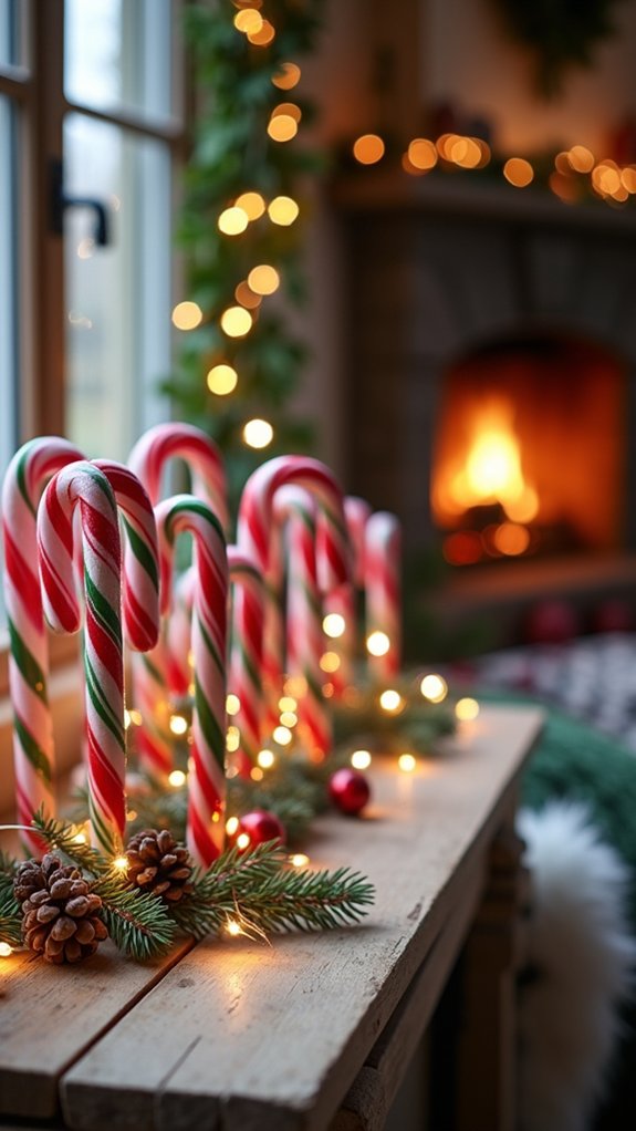 candy cane advent calendar