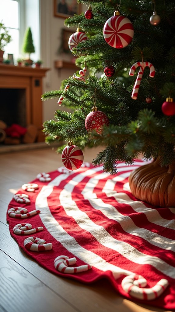 candy cane holiday decor