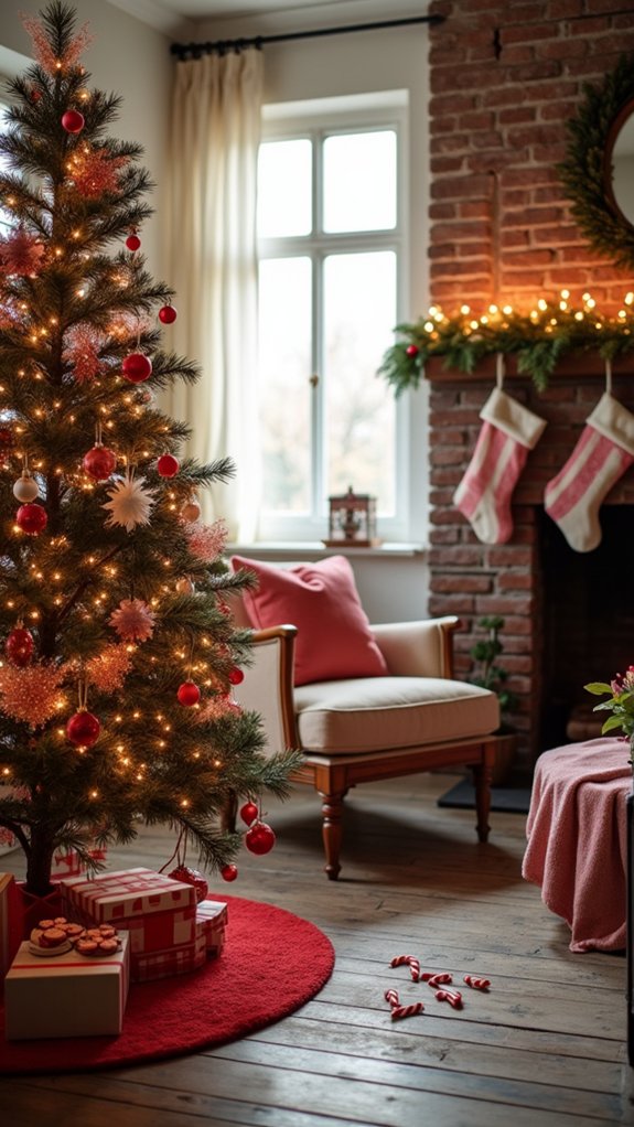 candy cane holiday decor