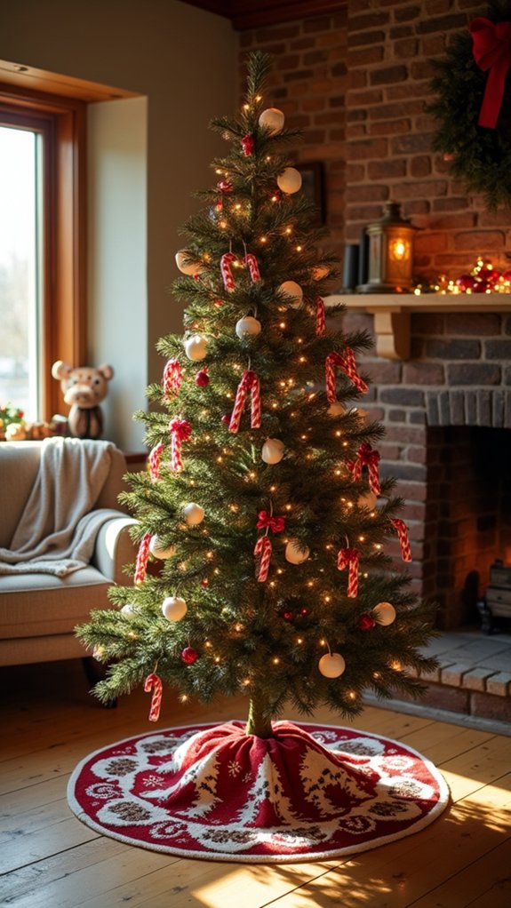 candy cane marshmallow garland