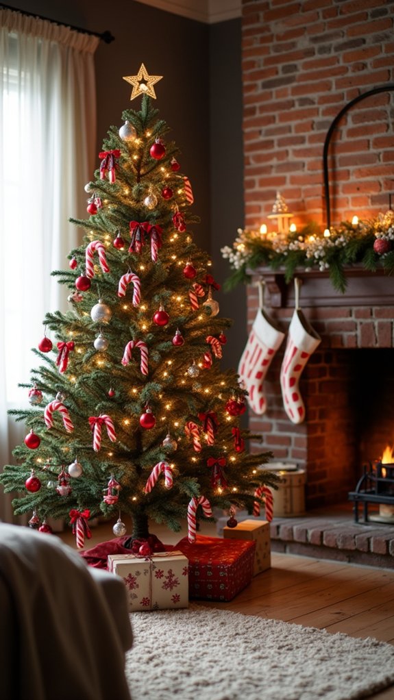 candy cane nostalgia tree