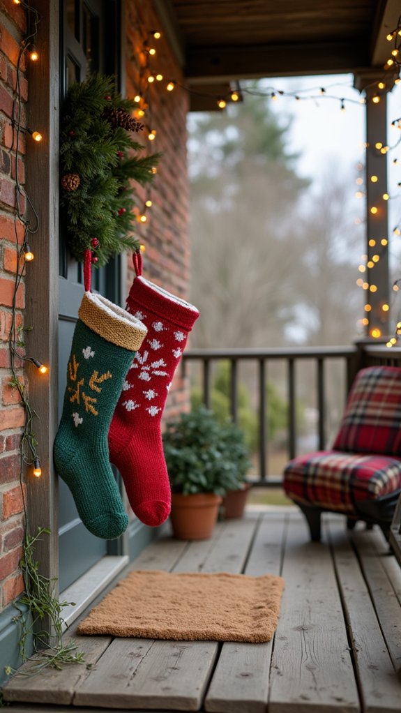 charming colorful holiday stockings