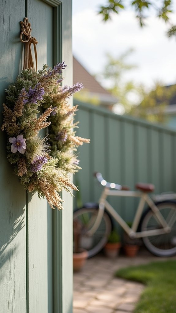 charming dried flower wreaths