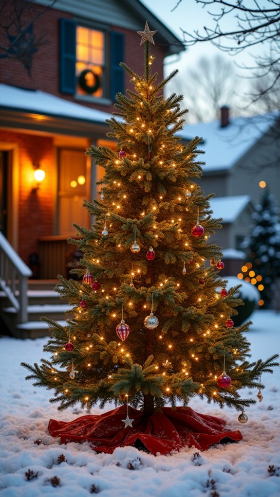 charming festive evergreen decorations