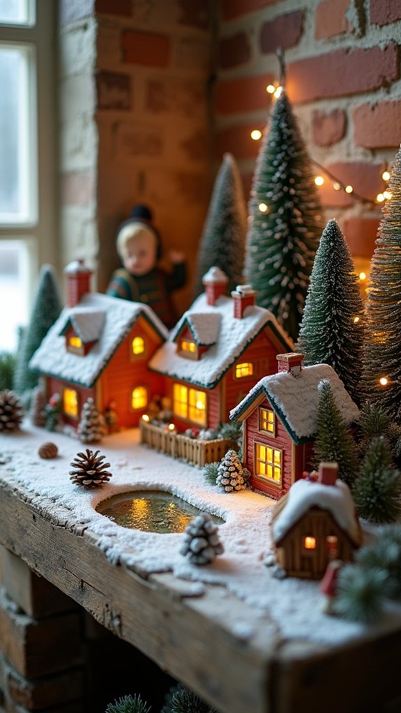charming holiday miniature village