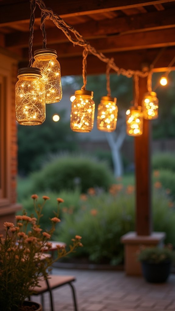 charming jar string lights