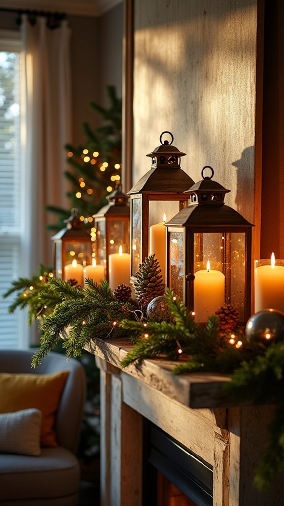 charming lanterns enhance ambiance